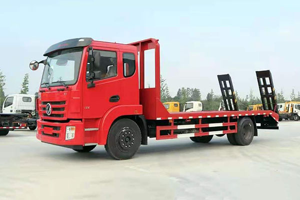 国六东风锦程单桥平板运输车