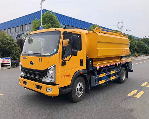 重汽豪曼10方清洗吸污车